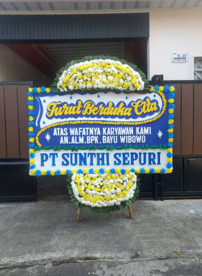 Papan Bunga Duka di Purbatua Pijor Koling