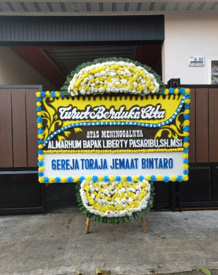 Papan Bunga Duka di Purbatua Pijor Koling
